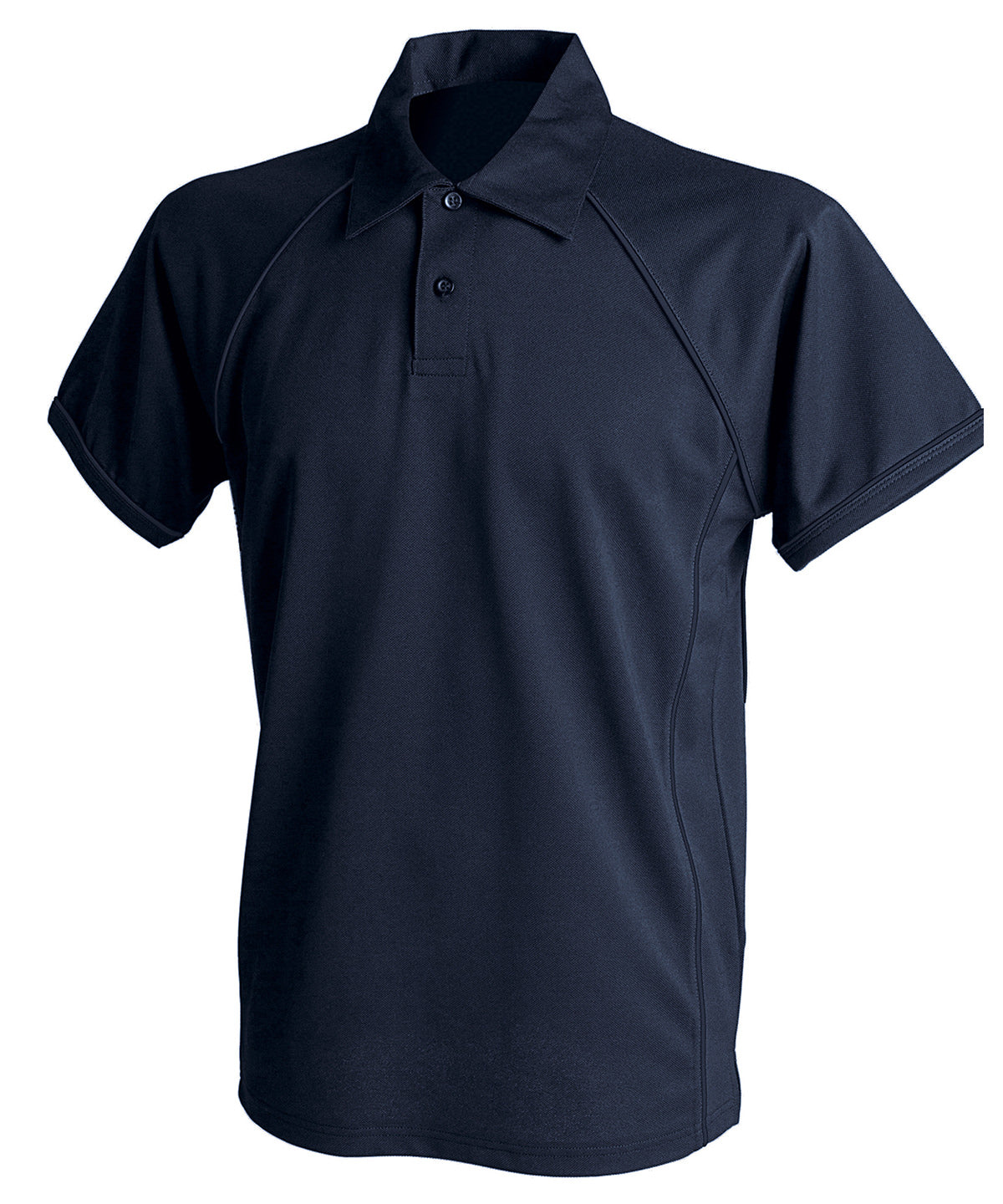 Finden & Hales Piped performance polo Navy/Navy - S - Polo Shirts