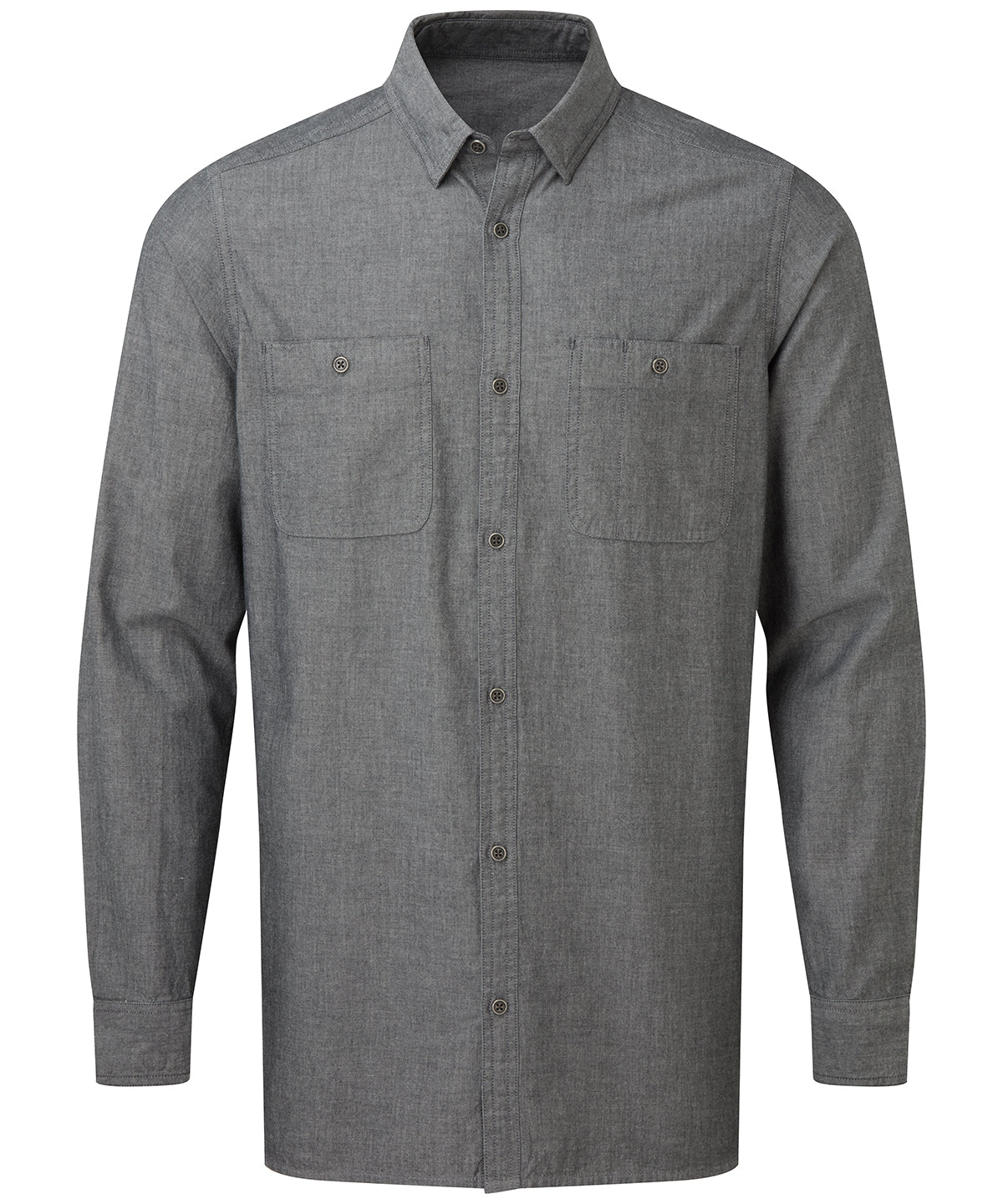 Premier Men’s Chambray shirt, organic and Fairtrade certified