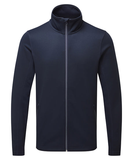 Premier Men's spun dyed sustainable zip-through sweatshirt