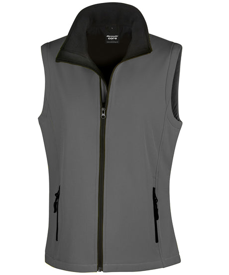 Result Womens printable softshell bodywarmer