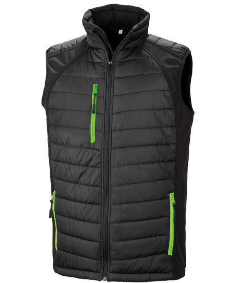 Result compass padded softshell gilet