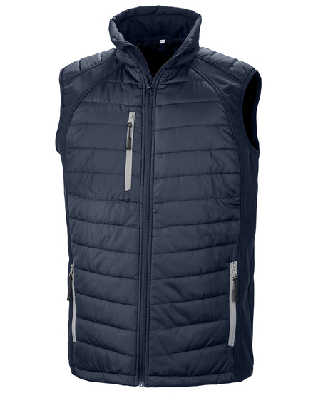 Result compass padded softshell gilet