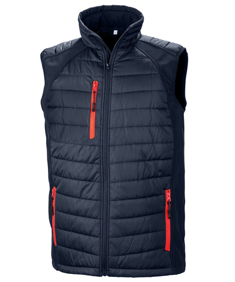 Result compass padded softshell gilet