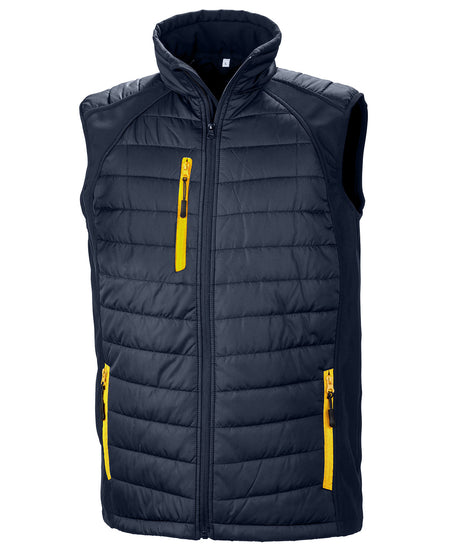 Result compass padded softshell gilet