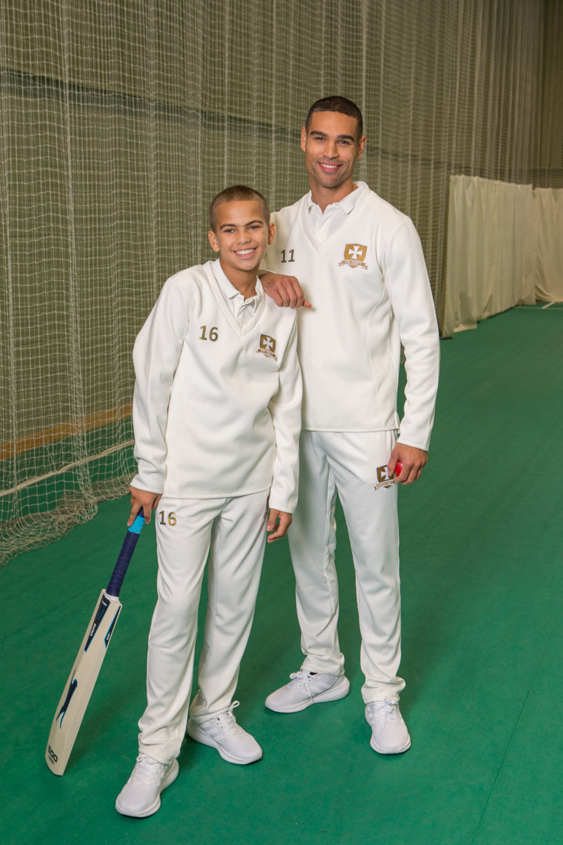 Chadwicks 892 - Radial Cricket Jumper Ivory