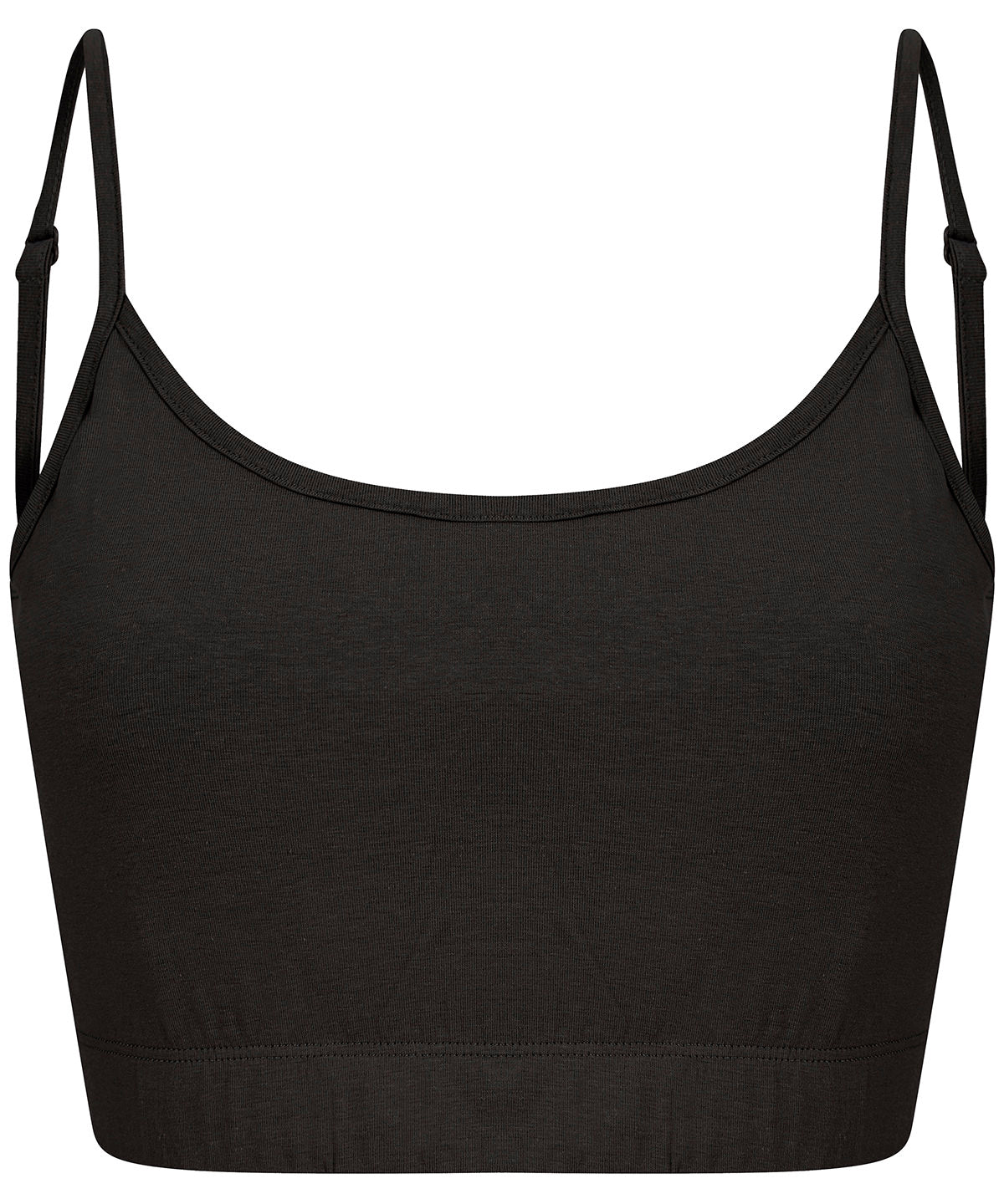 SF Womens Sustainable Fashion Cropped Cami Top With Adjustable Straps