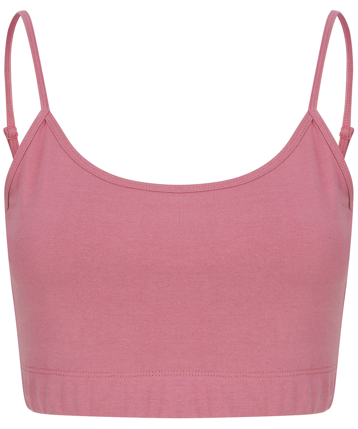 SF Womens Sustainable Fashion Cropped Cami Top With Adjustable Straps