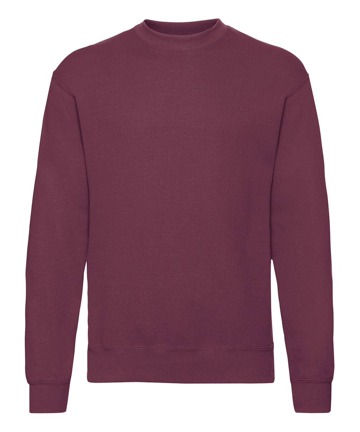 Fruit of the Loom Classic 80/20 set-in sweatshirt Burgundy - S - Sweatshirts