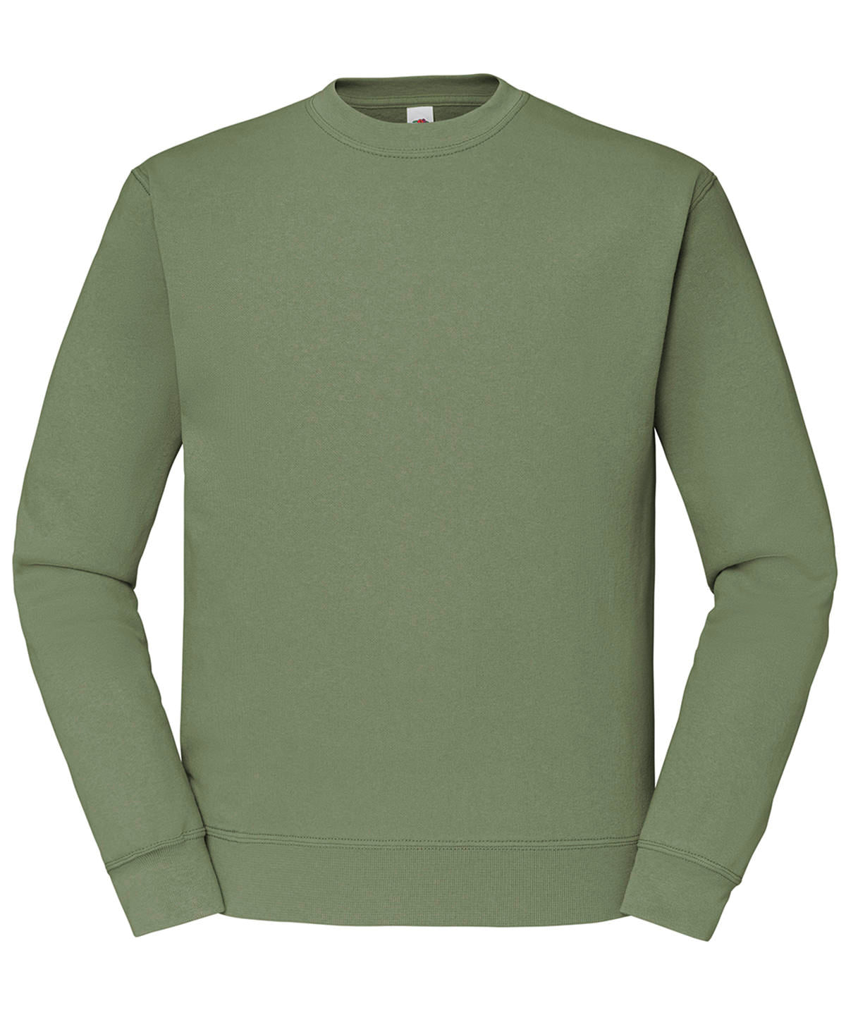 Fruit of the Loom Classic 80/20 set-in sweatshirt Olive - S - Sweatshirts