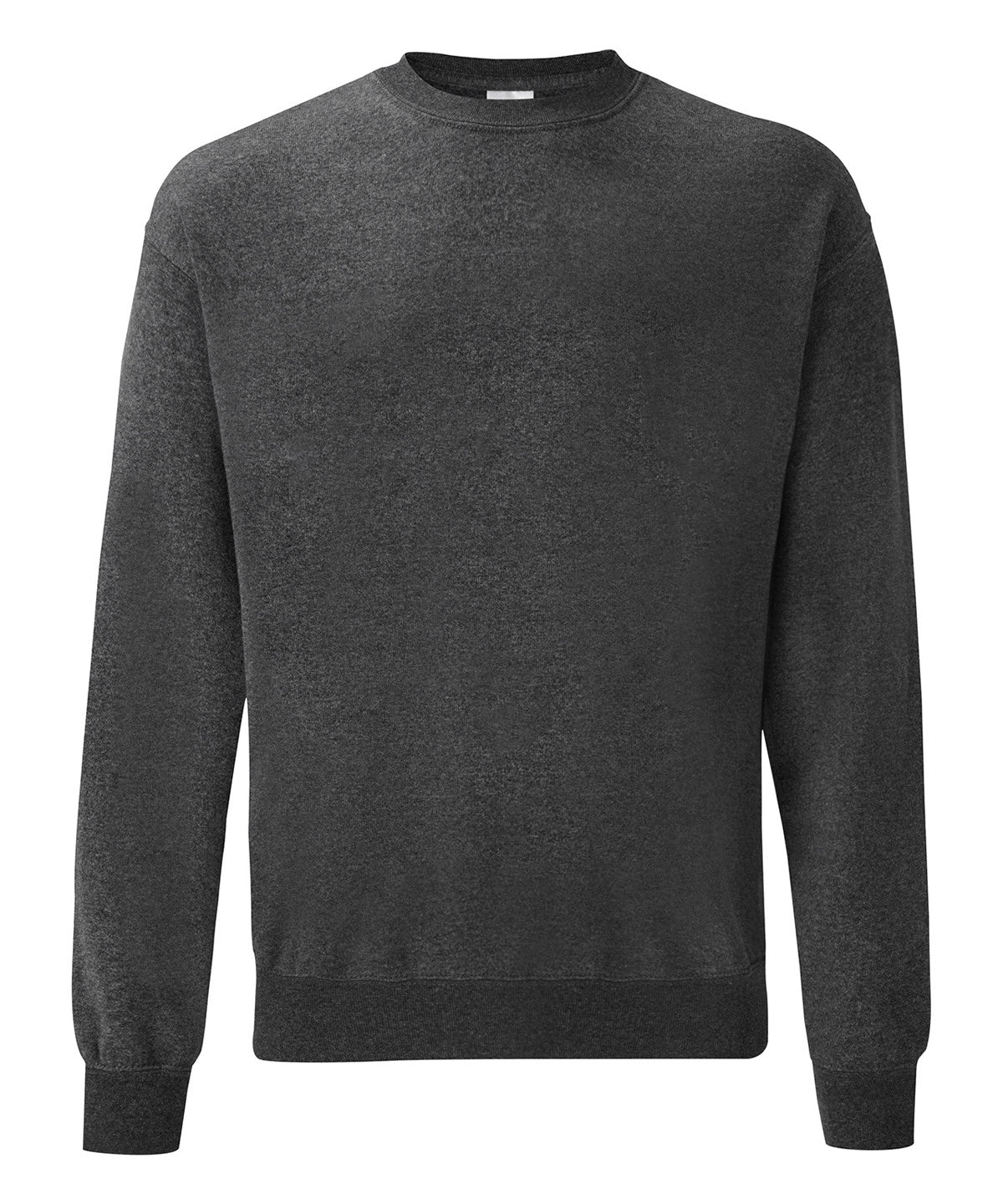 Fruit of the Loom Classic 80/20 set-in sweatshirt Dark Heather Grey - S - Sweatshirts