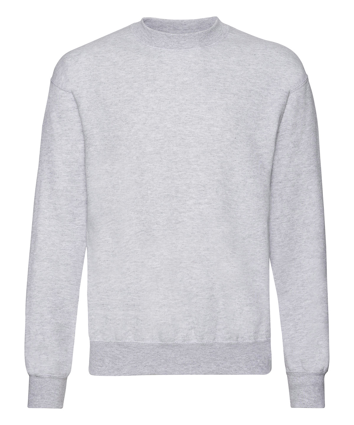 Fruit of the Loom Classic 80/20 Set-In Sweatshirt Heather Grey - S - Sweatshirts