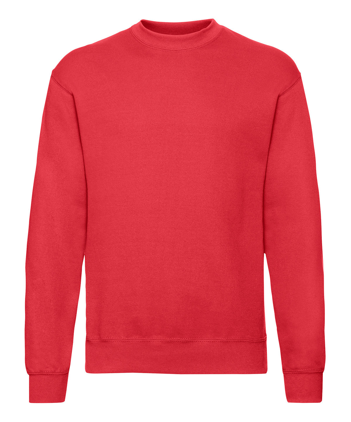Fruit of the Loom Classic 80/20 set-in sweatshirt Red - S - Sweatshirts