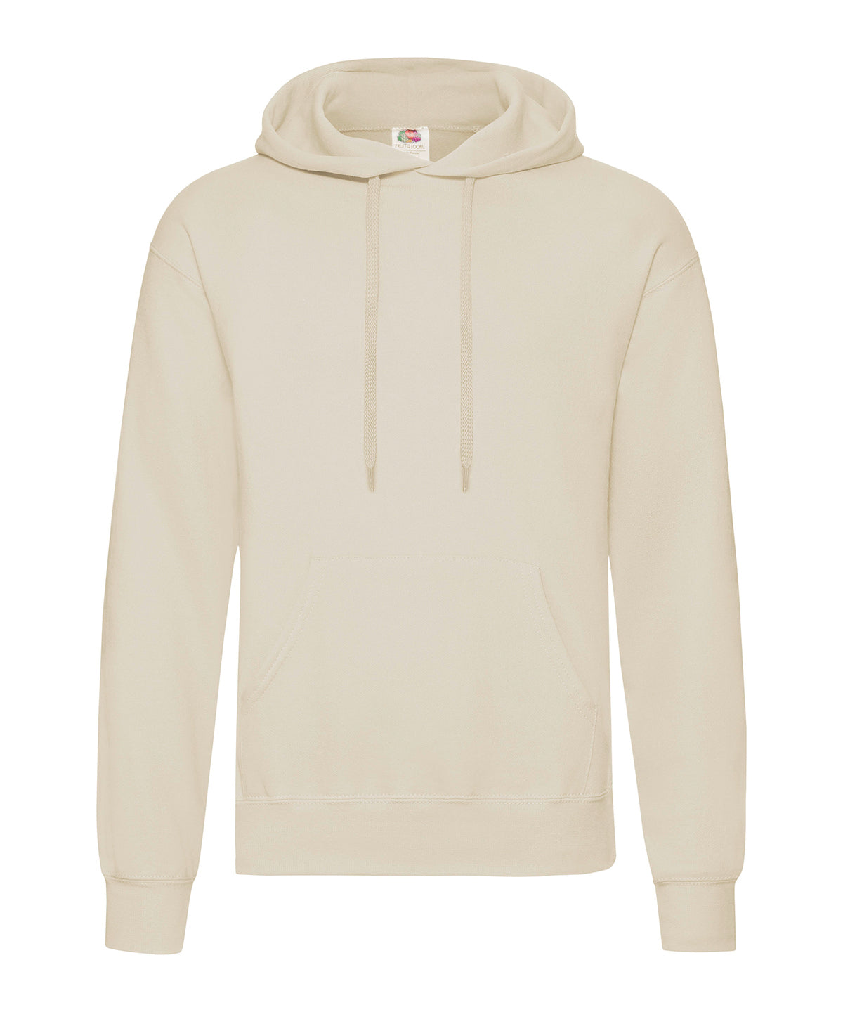 Fruit of the Loom Classic 80/20 hooded sweatshirt Natural