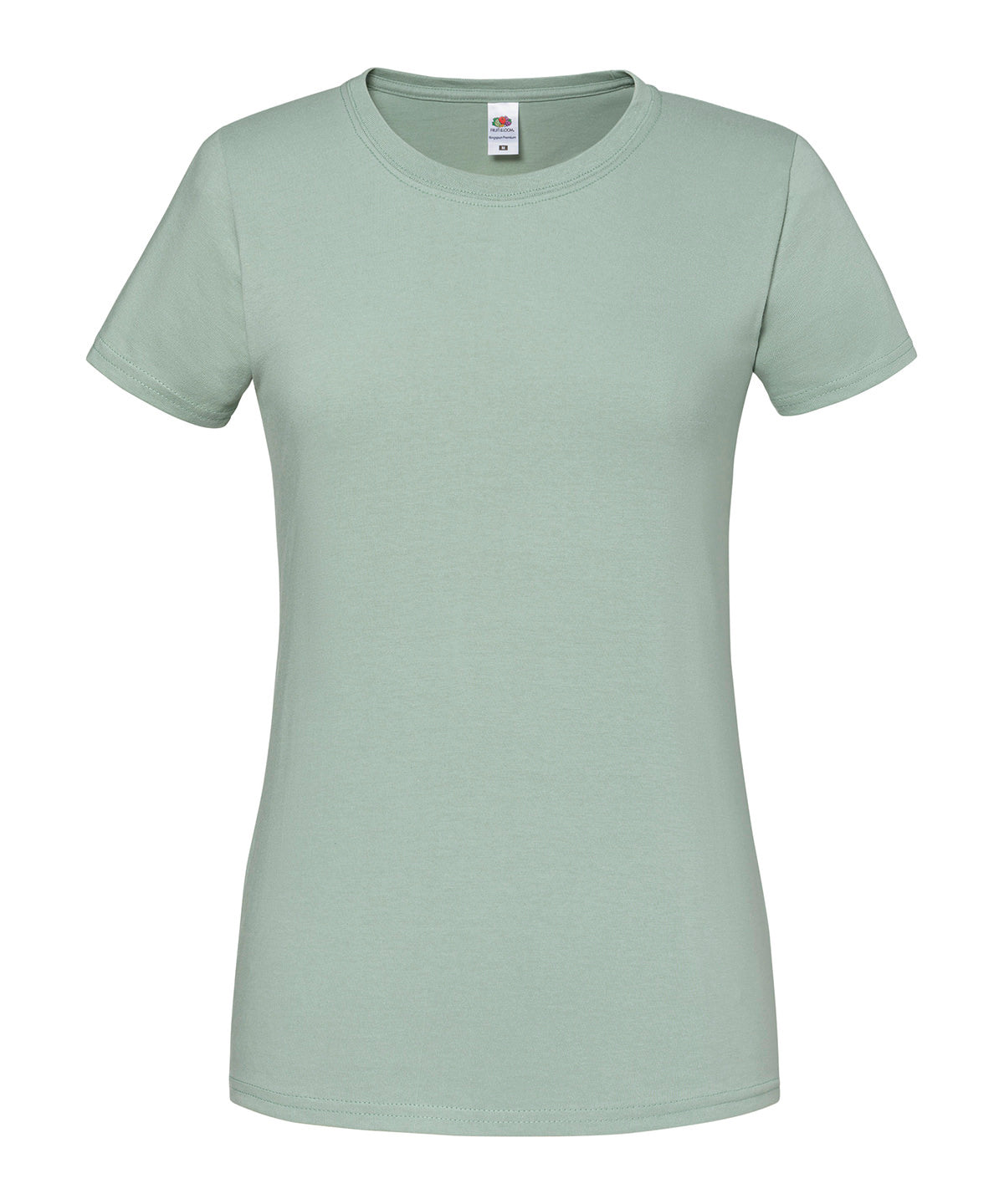 Fruit of the Loom Womens Iconic 195 ringspun premium t-shirt Sage - XS - T-Shirts