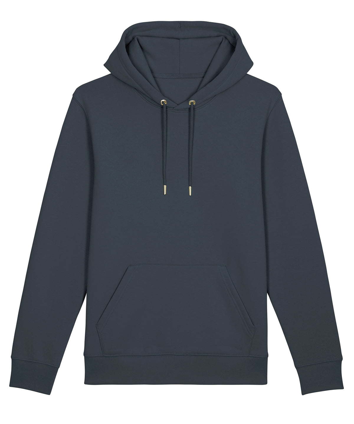 Stanley/Stella Unisex Cruiser Iconic 2.0 Hoodie Sweatshirt - India Ink Grey / XXS / 85% organic cotton and 15% recycled