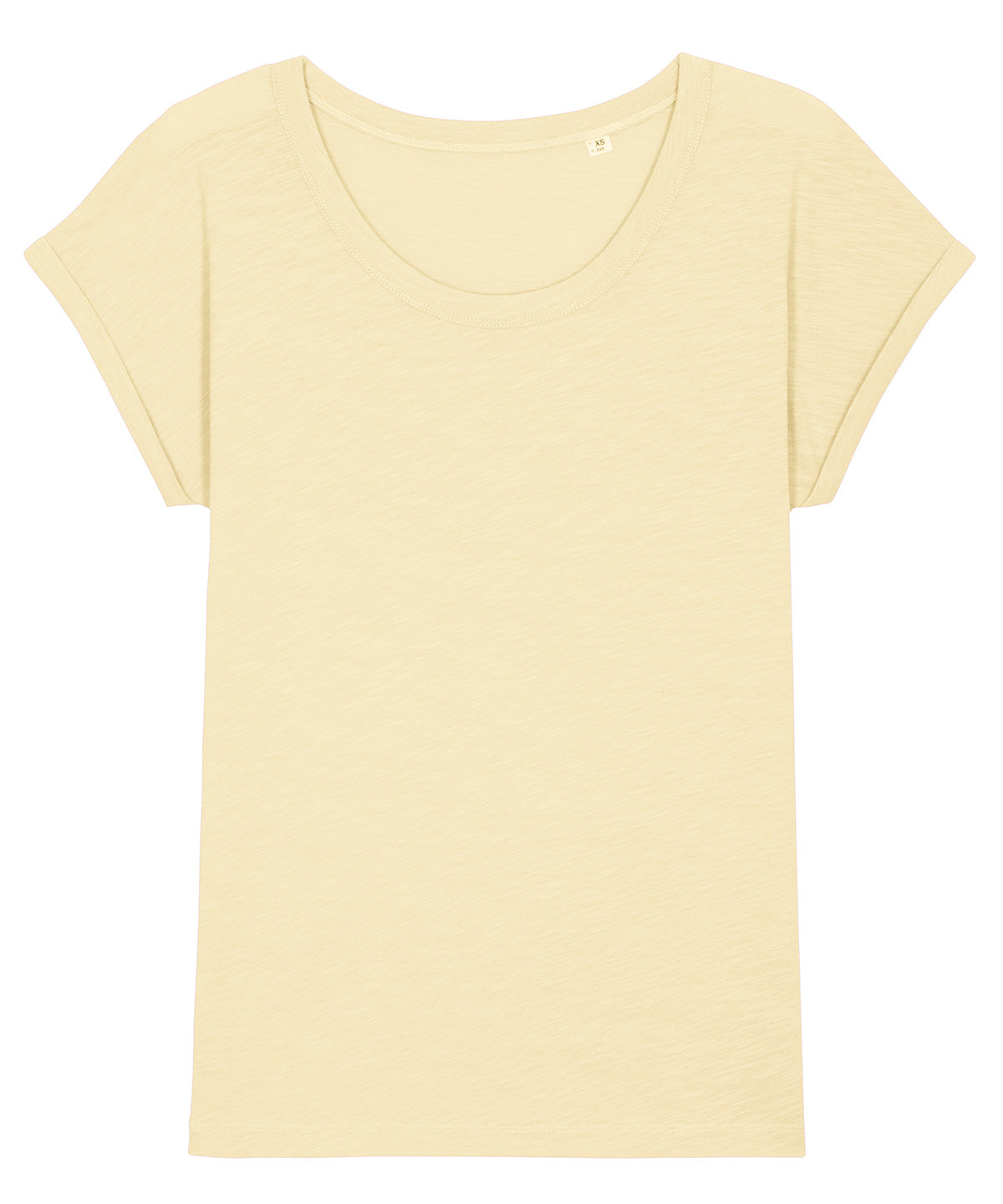 Stanley/Stella Womens Stella Rounders Slub Rolled Sleeve Slub T-Shirt