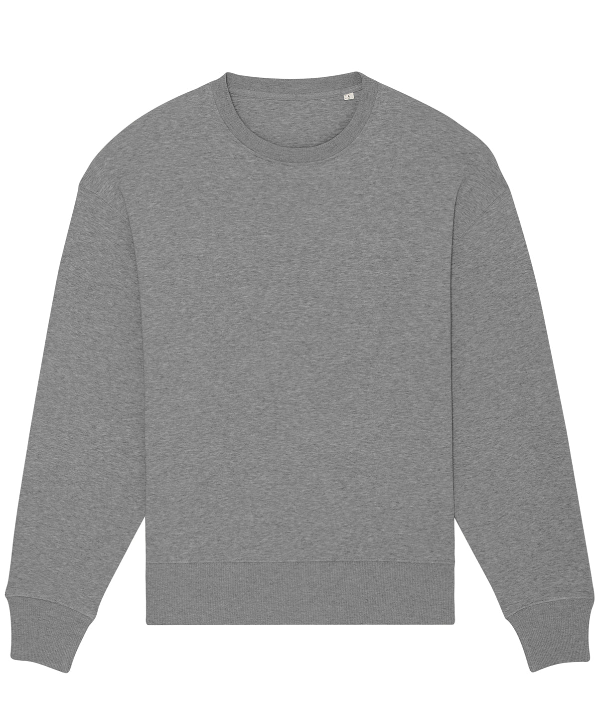 Stanley/Stella Radder Oversized Brushed Crewneck Dark Heather Grey