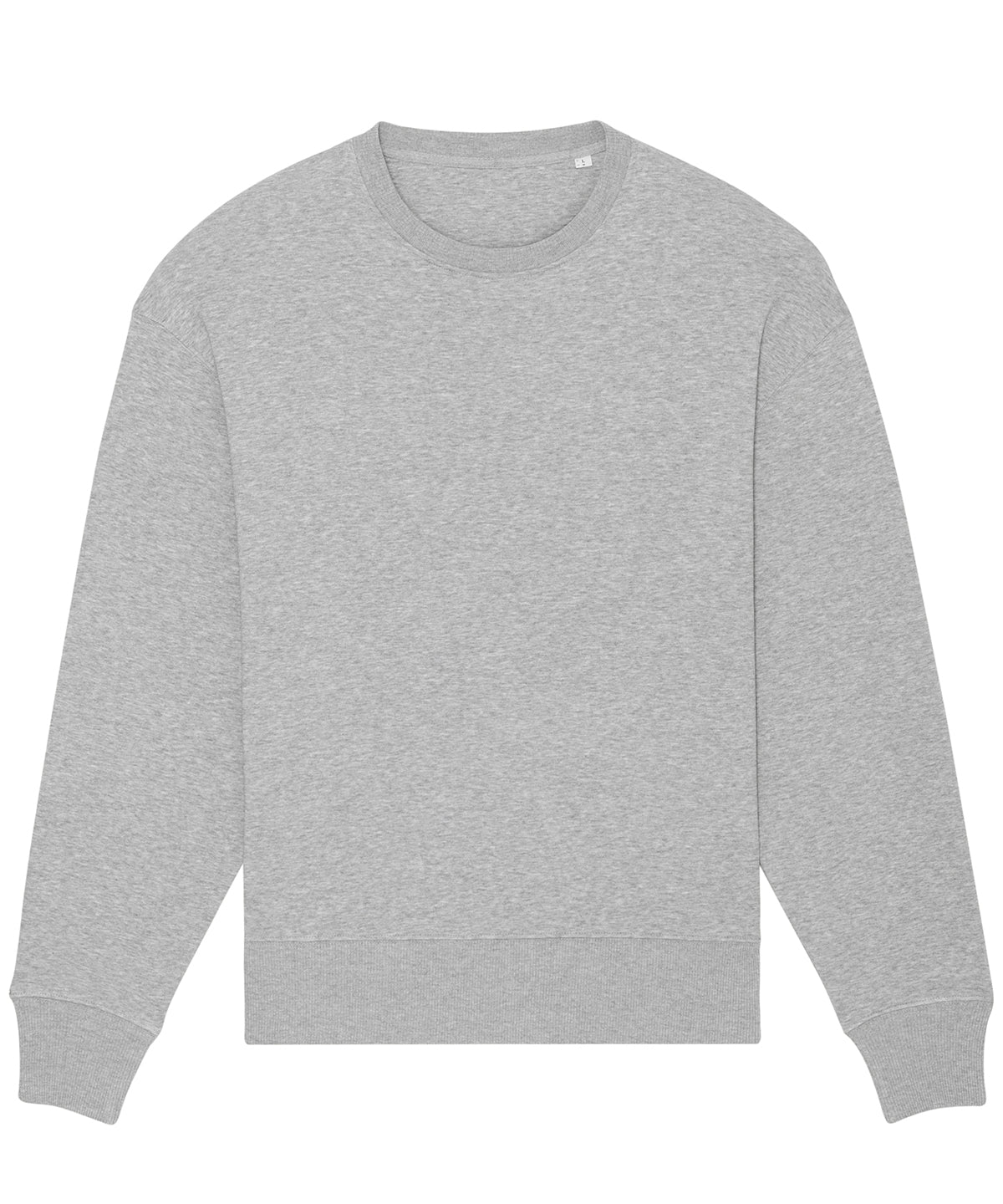 Stanley/Stella Radder Oversized Brushed Crewneck Sweatshirt - Heather Grey / XXS - Sweatshirts