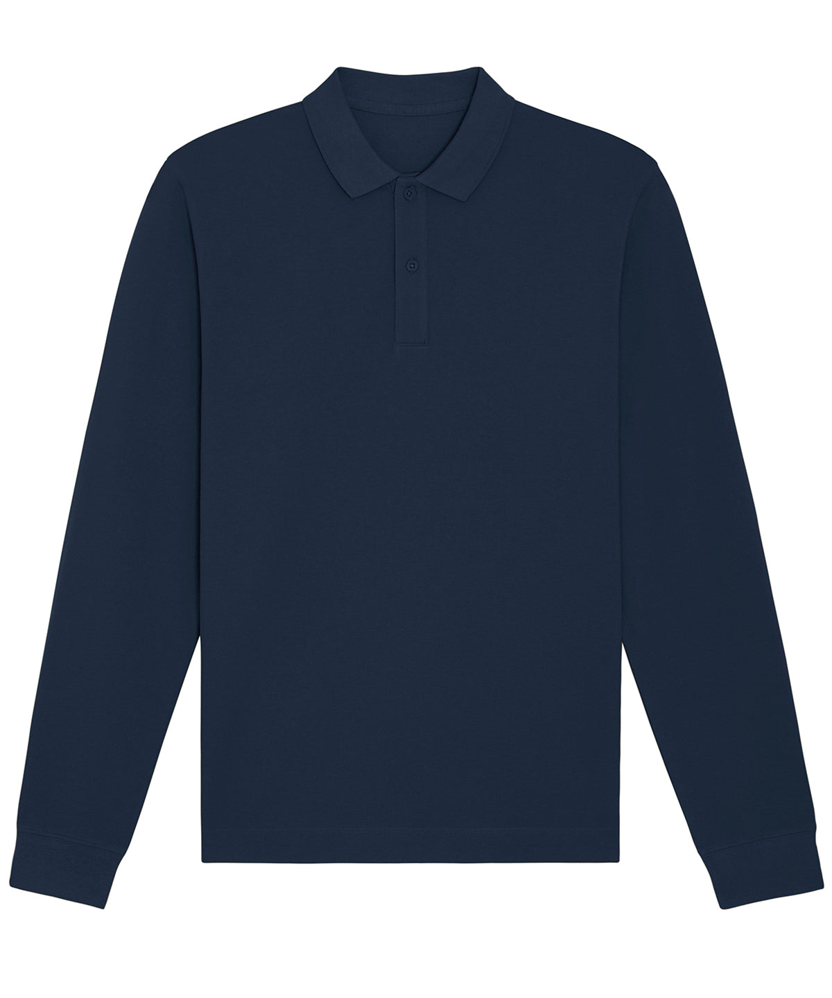 Stanley/Stella Prepster Long Sleeve Unisex Polo French Navy - XXS - Shirts