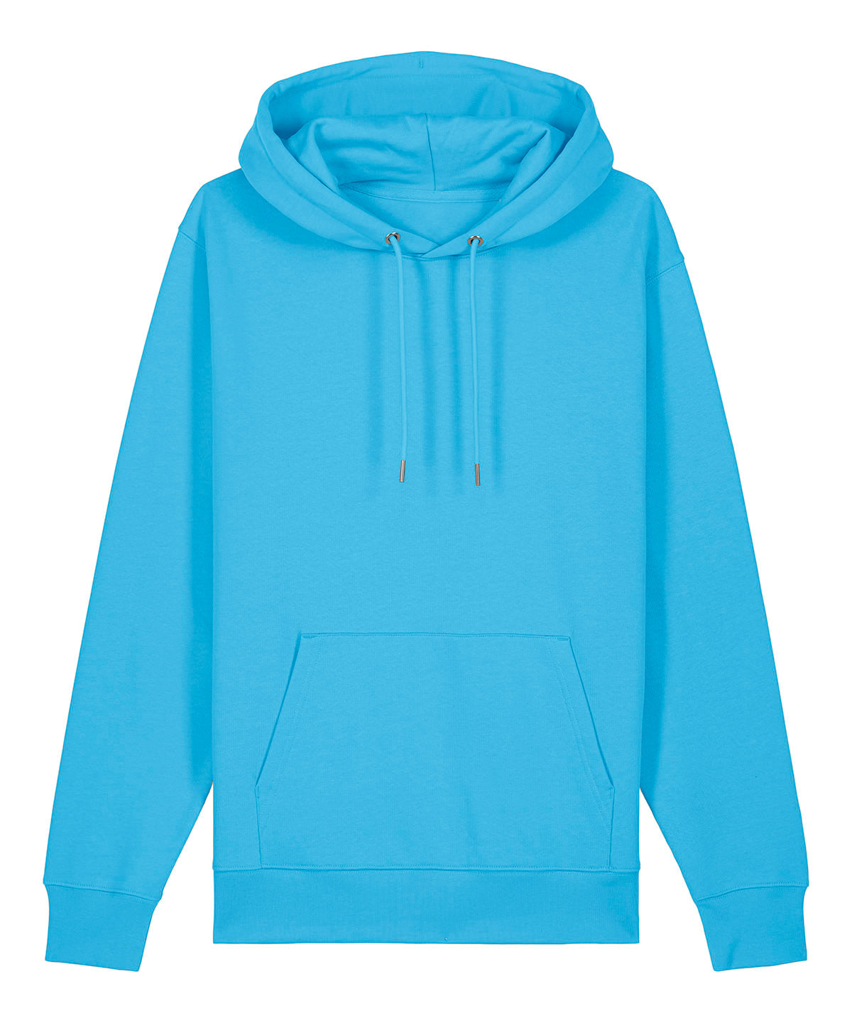 Stanley/Stella Unisex Cruiser Iconic 2.0 Hoodie Sweatshirt - Aqua Blue / XXS / 100% organic ringspun combed cotton