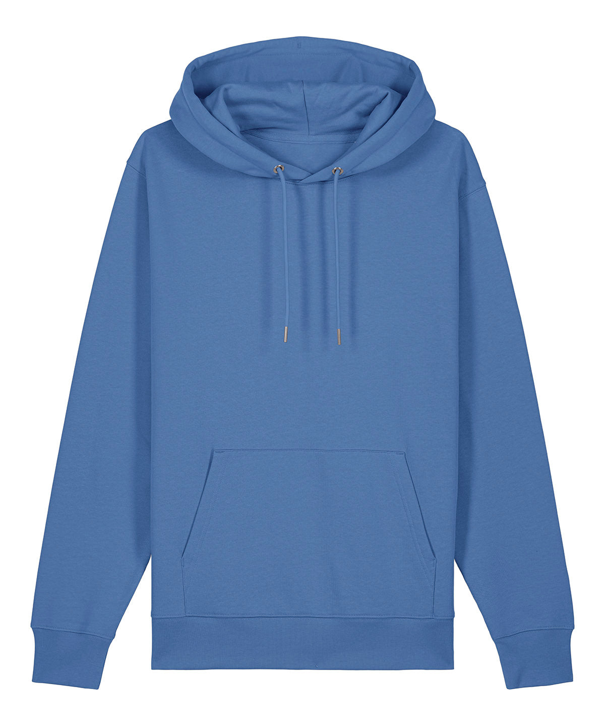 Stanley/Stella Unisex Cruiser Iconic 2.0 Hoodie Sweatshirt - Bright Blue / XXS / 100% organic ringspun combed cotton