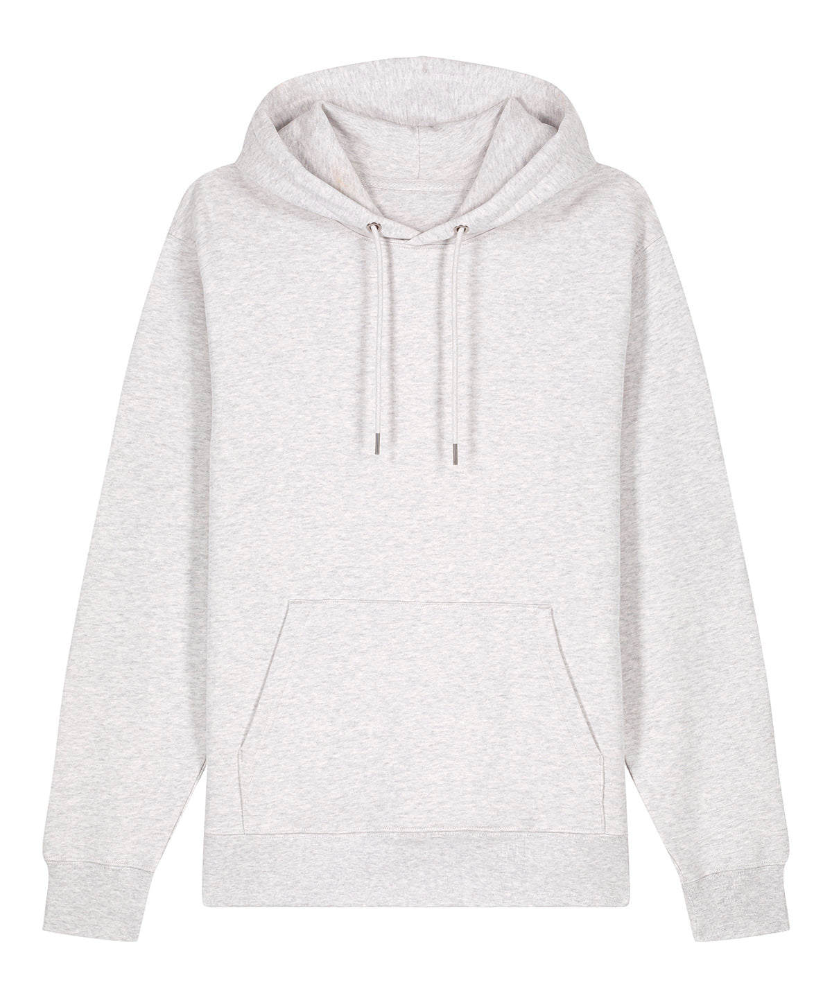 Stanley/Stella Unisex Cruiser Iconic 2.0 Hoodie Sweatshirt - Cool Heather Grey / XXS / 100% organic ringspun combed