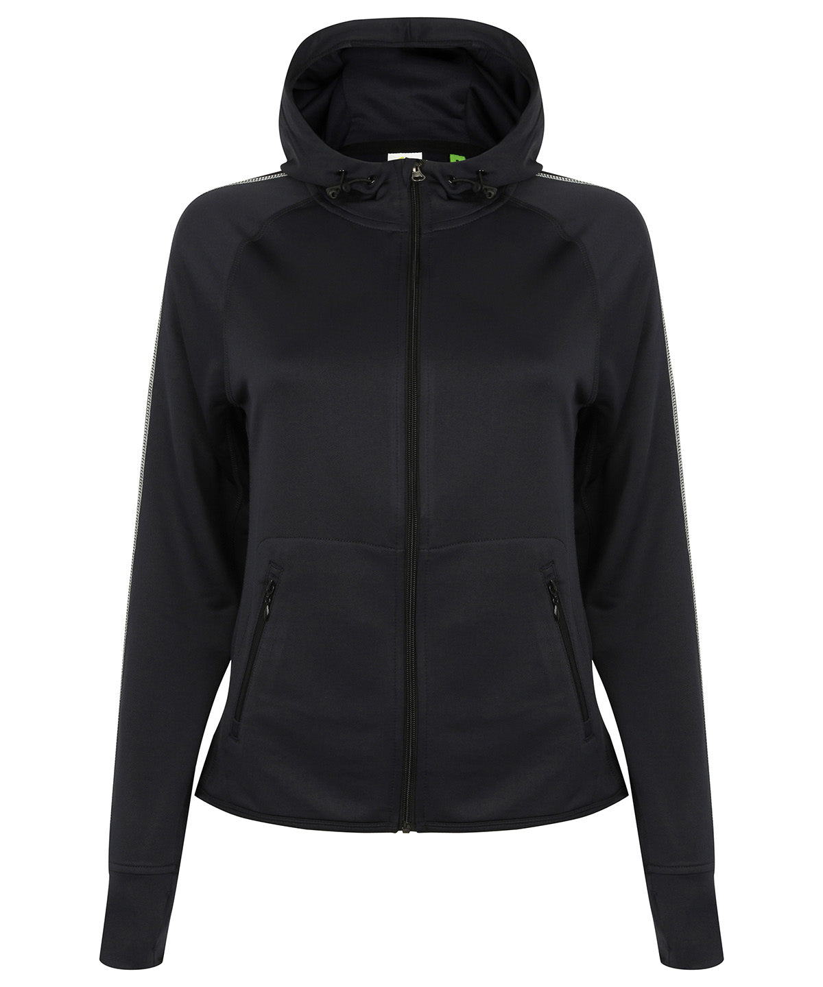Tombo Womens Hoodie With Reflective Tape