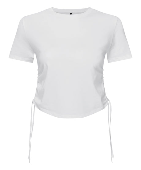 TriDri Womens Ruched Crop Top