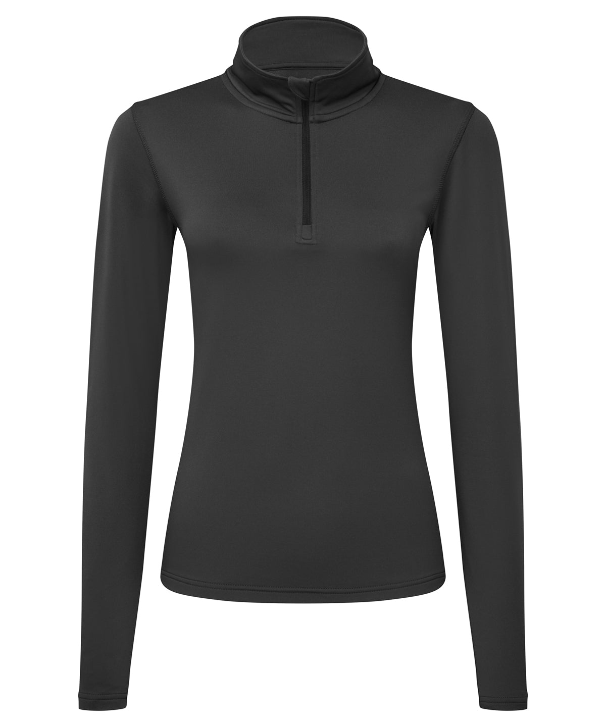 TriDri Women’s Recycled Long Sleeve Brushed Back ¼ Zip Top
