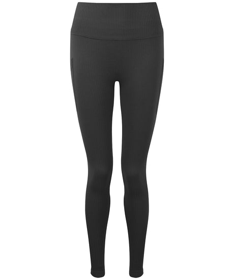 TriDri Womens Ribbed Seamless 3D Fit Multi-Sport Leggings