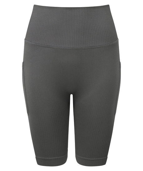 TriDri Womens Ribbed Seamless '3D Fit' Cycle Shorts