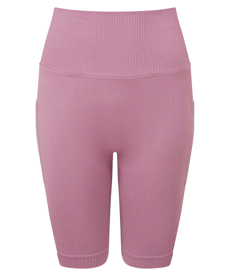 TriDri Womens Ribbed Seamless '3D Fit' Cycle Shorts