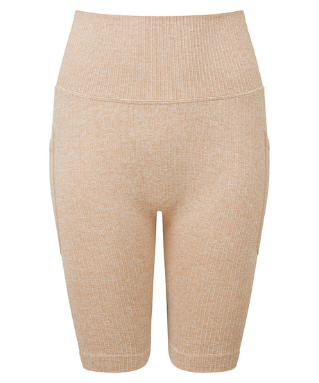 TriDri Womens Ribbed Seamless '3D Fit' Cycle Shorts