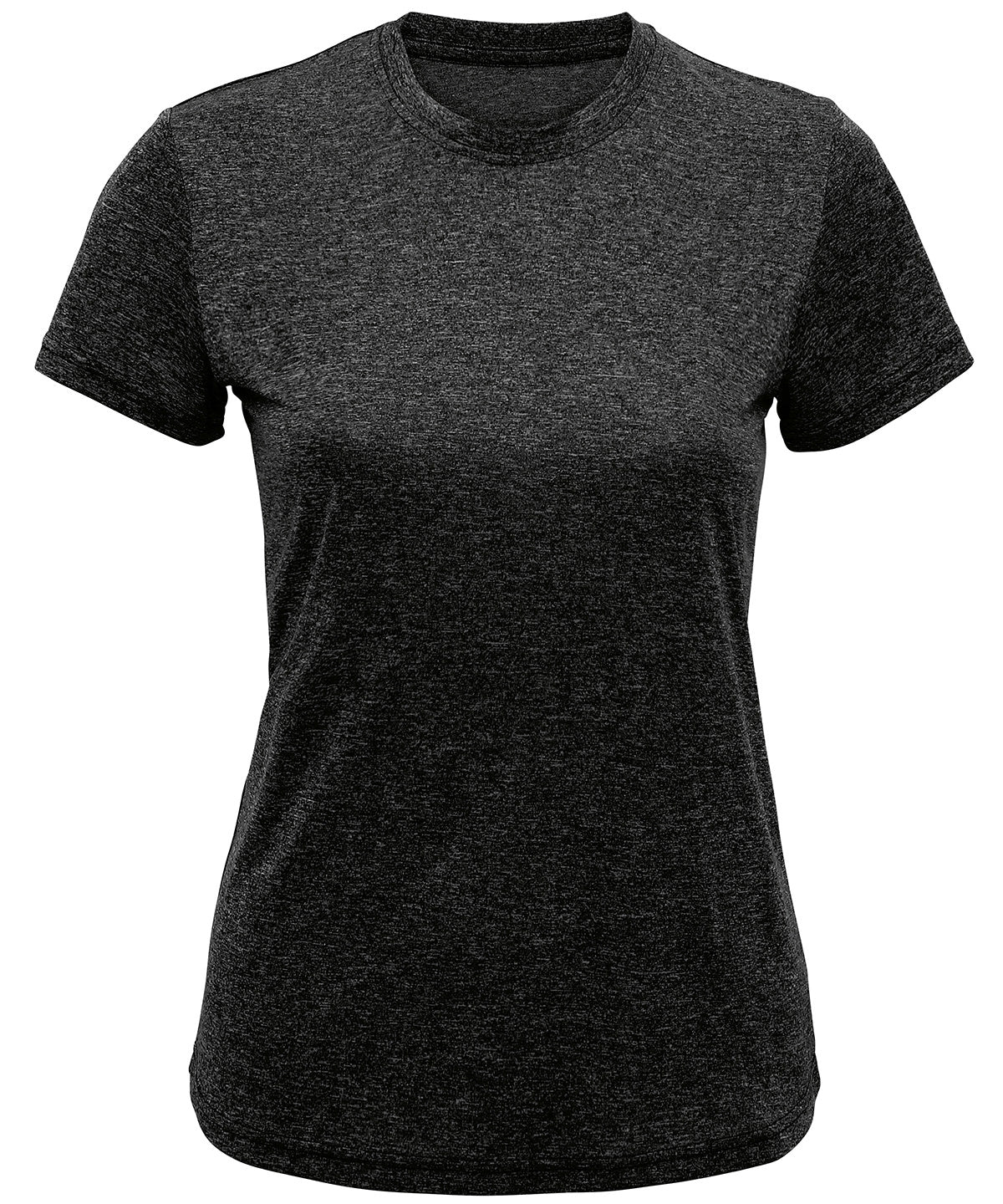 TriDri Womens Recycled Performance T-Shirt - Black Melange / XS - T-Shirts