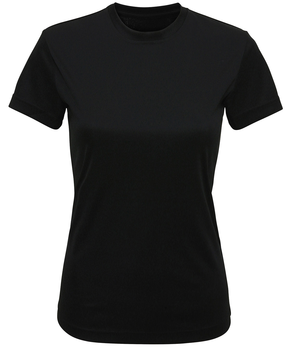 TriDri Womens Recycled Performance T-Shirt - Black / XS - T-Shirts