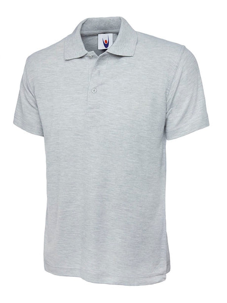Uneek UC101 - Classic Polo Shirt Heather Grey