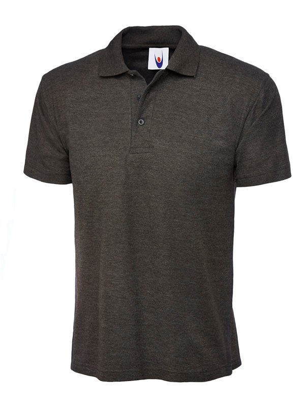 Uneek UC105 - Active Polo Shirt Charcoal - XS - Shirts: Gray