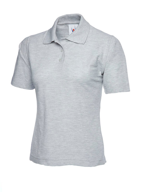 Uneek UC106 - Ladies Classic Polo Shirt Heather Grey