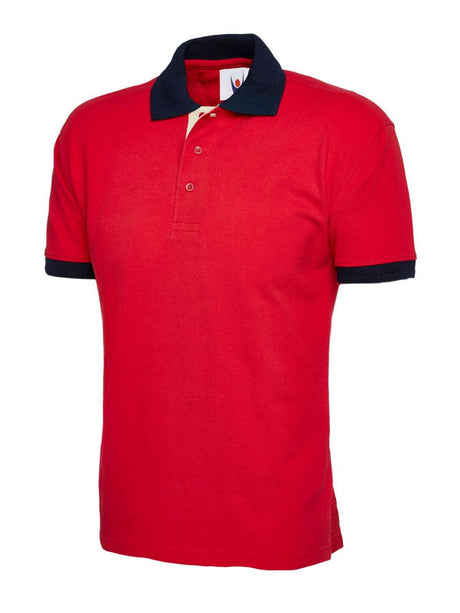 Uneek UC107 - Contrast Polo Shirt