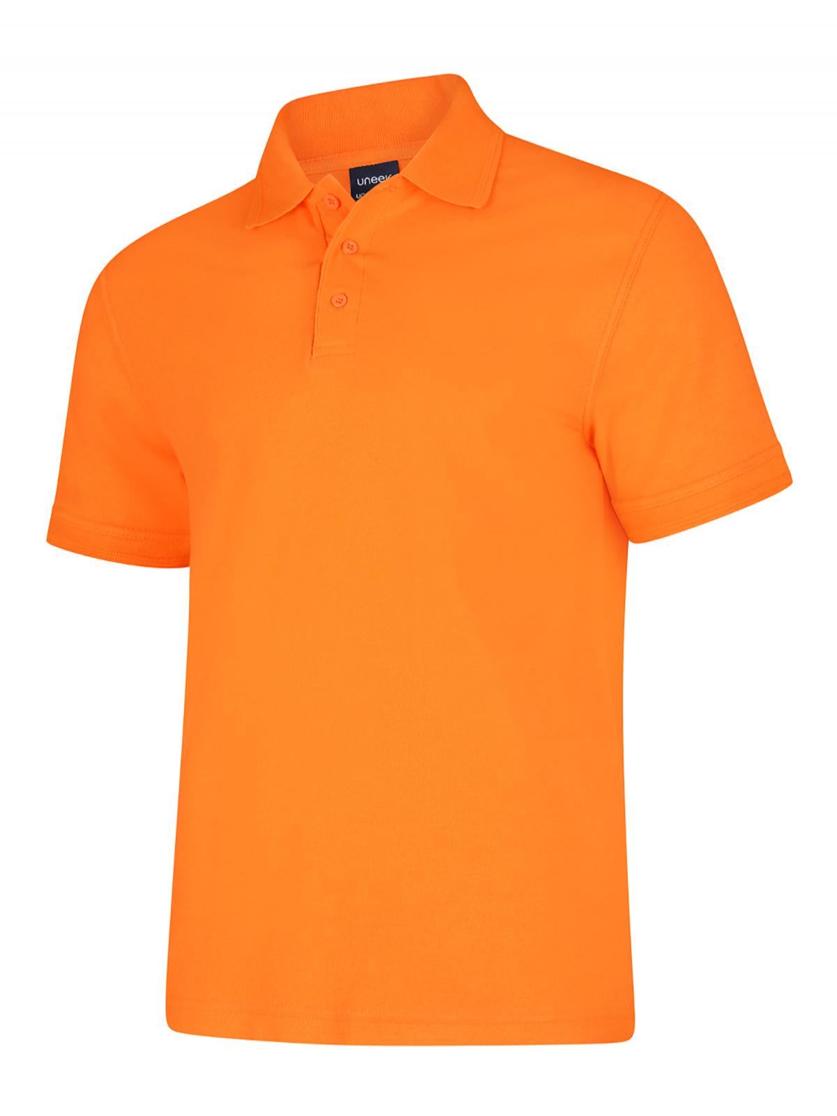 Uneek UC108 - Deluxe Polo Shirt Orange - Shirts