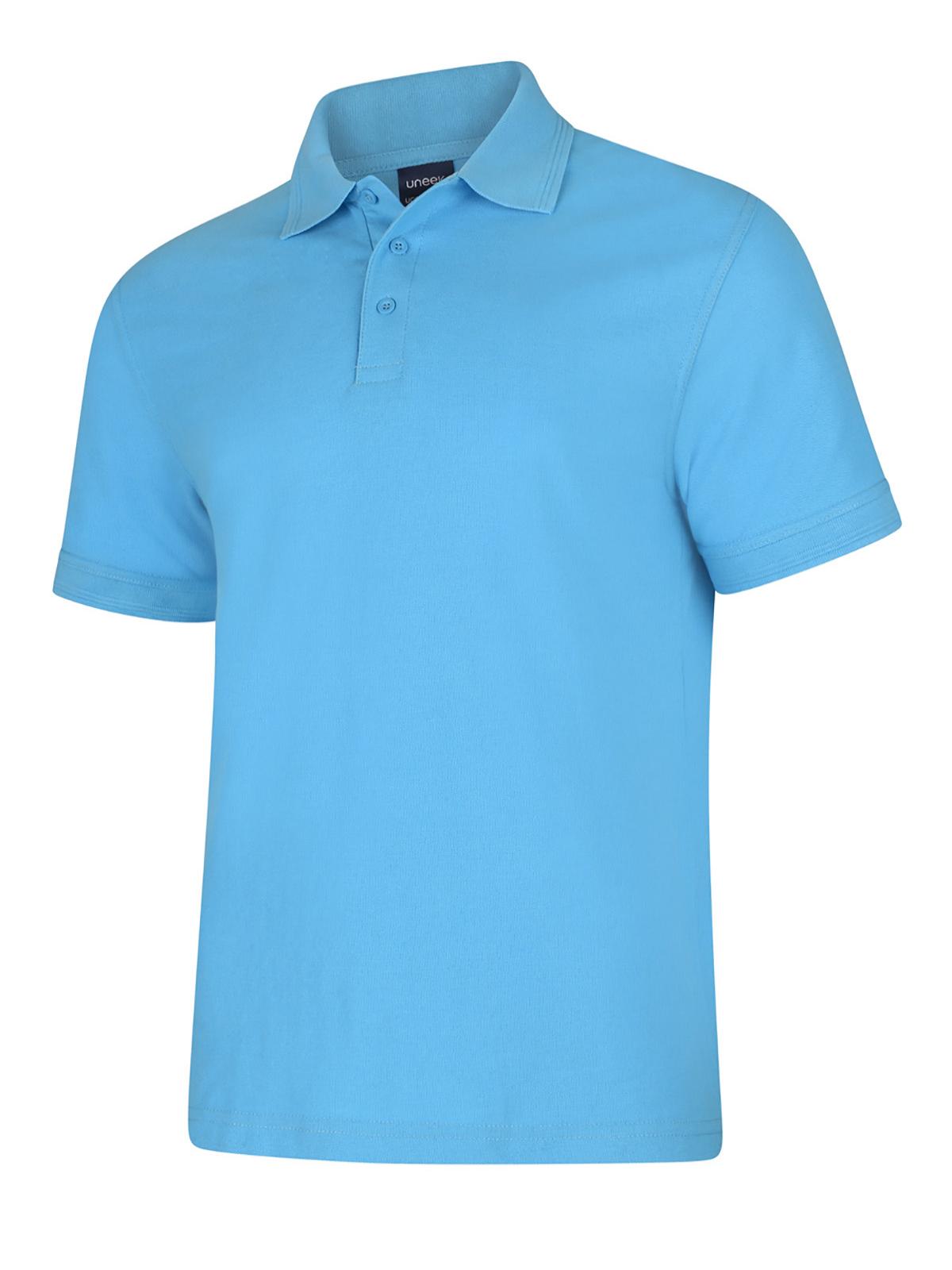 Uneek UC108 - Deluxe Polo Shirt Sky - Shirts: Blue