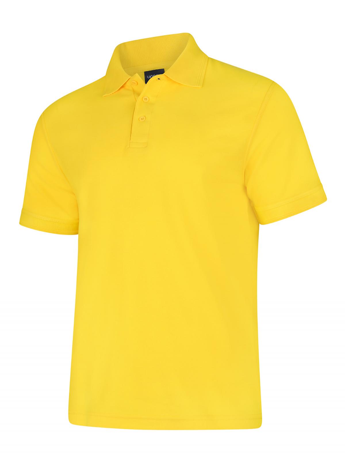 Uneek UC108 - Deluxe Polo Shirt Yellow - Shirts