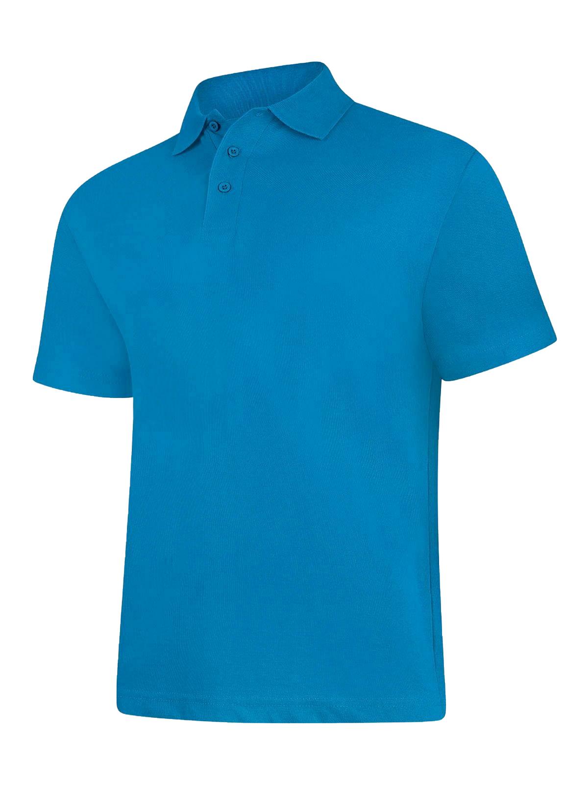 Uneek UC114 - Mens Ultra Cotton Polo Shirt Sapphire - Shirts: Blue