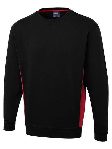Uneek UC217 - Two Tone Crew New Sweatshirt