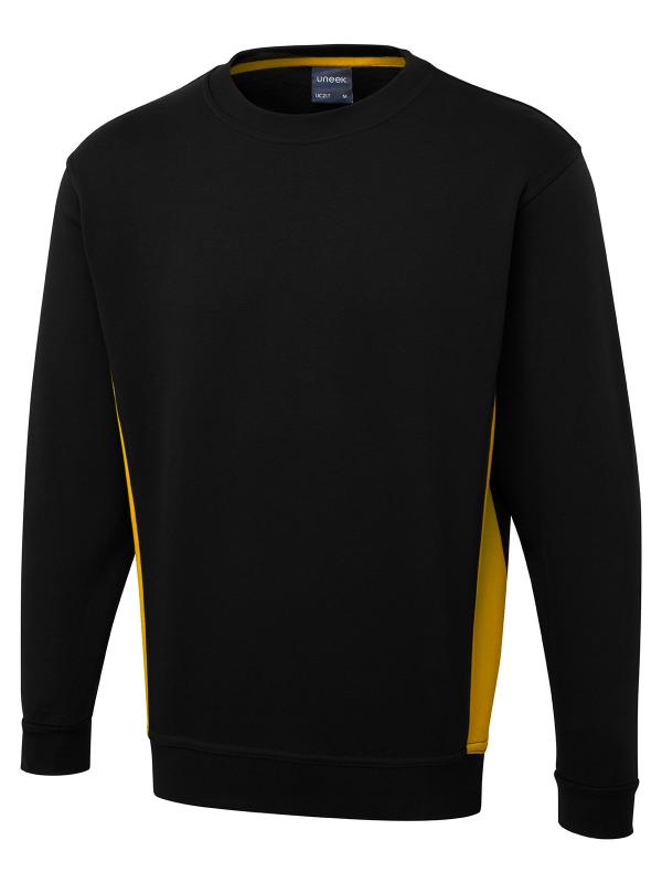 Uneek UC217 - Two Tone Crew New Sweatshirt
