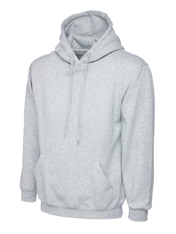 Uneek UC502 - Classic Hooded Sweatshirt  Heather Grey
