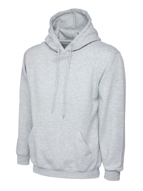 Uneek UC502 - Classic Hooded Sweatshirt  Heather Grey