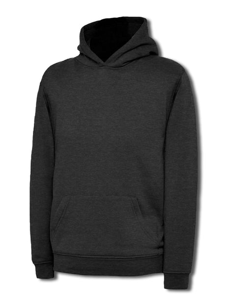 Uneek UC503 - Childrens Hooded Sweatshirt  Charcoal