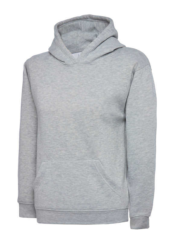 Uneek UC503 - Childrens Hooded Sweatshirt  Heather Grey