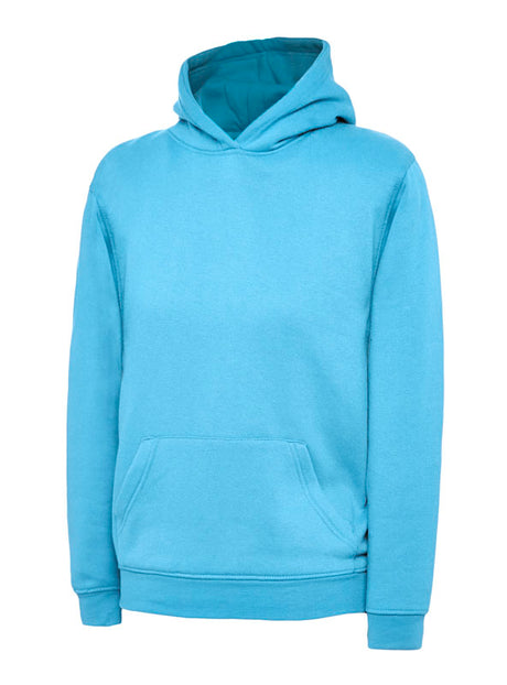 Uneek UC503 - Childrens Hooded Sweatshirt  Sky